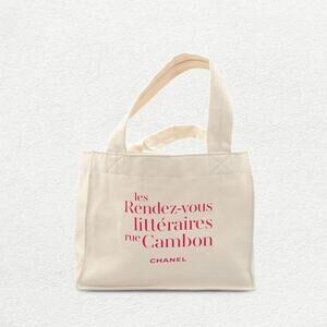 Chanel les Rendez-Vous Littéraires rue Cambon Mini Tote Bag